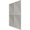 Ekena Millwork 19 5/8in. W x 19 5/8in. H Richmond EnduraWall Decorative 3D Wall Panel Covers 2.67 Sq. Ft. WP20X20RICDB - alternate 3